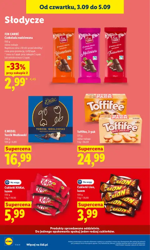 Lidl - gazetka promocyjna Oferta od czwartku od czwartku 03.09 do soboty 05.09 - strona 78