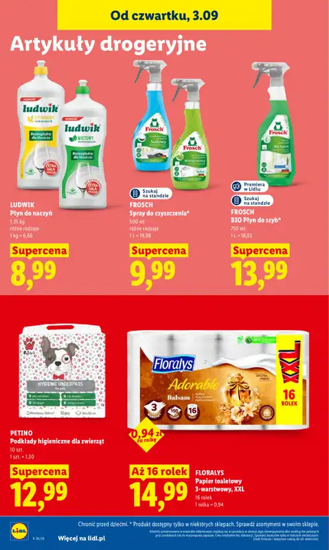 Lidl - gazetka promocyjna Oferta od czwartku od czwartku 03.09 do soboty 05.09 - strona 88