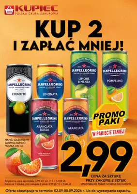 Kupiec - gazetka promocyjna Promopaki od środy 02.09 do wtorku 08.09 - strona 9