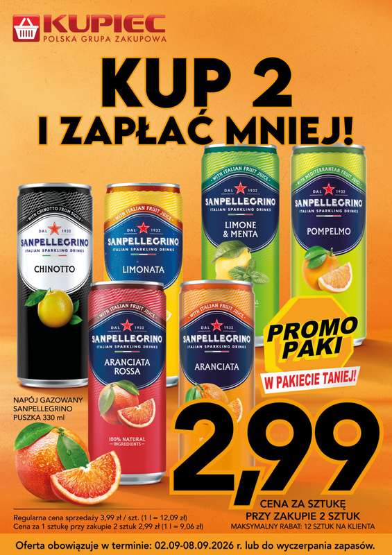 Kupiec - gazetka promocyjna Promopaki od środy 02.09 do wtorku 08.09 - strona 9
