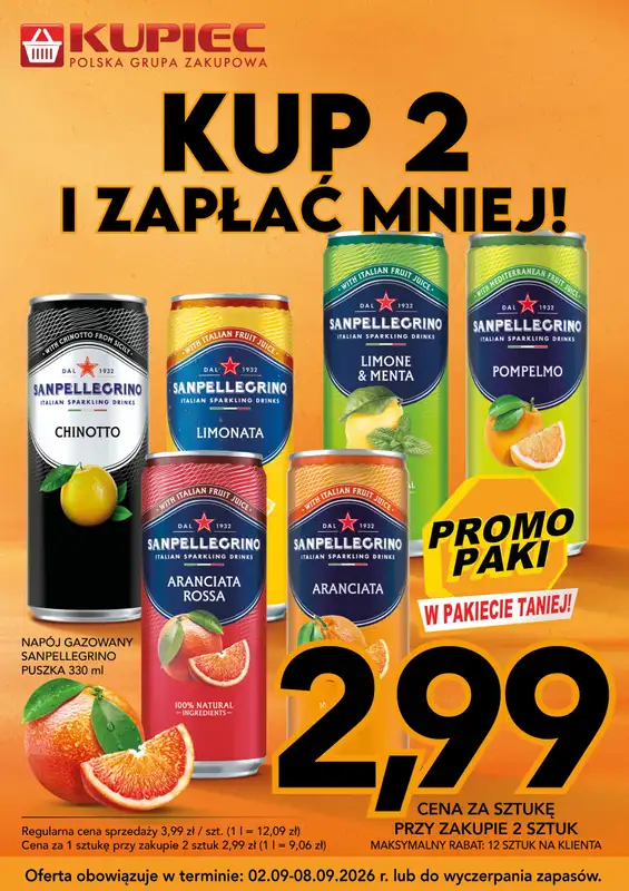 Kupiec - gazetka promocyjna Promopaki od środy 02.09 do wtorku 08.09 - strona 9