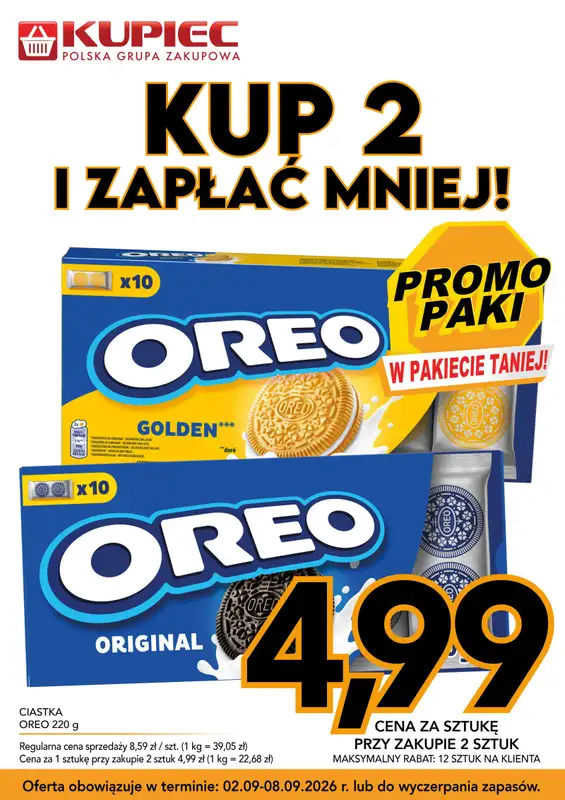Kupiec - gazetka promocyjna Promopaki od środy 02.09 do wtorku 08.09 - strona 6
