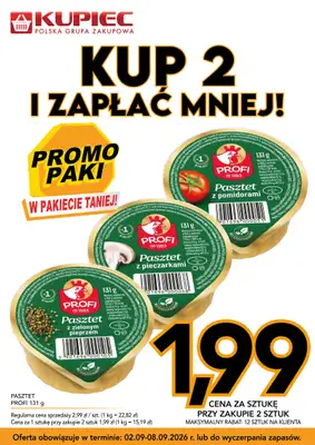 Kupiec - gazetka promocyjna Promopaki od środy 02.09 do wtorku 08.09 - strona 8
