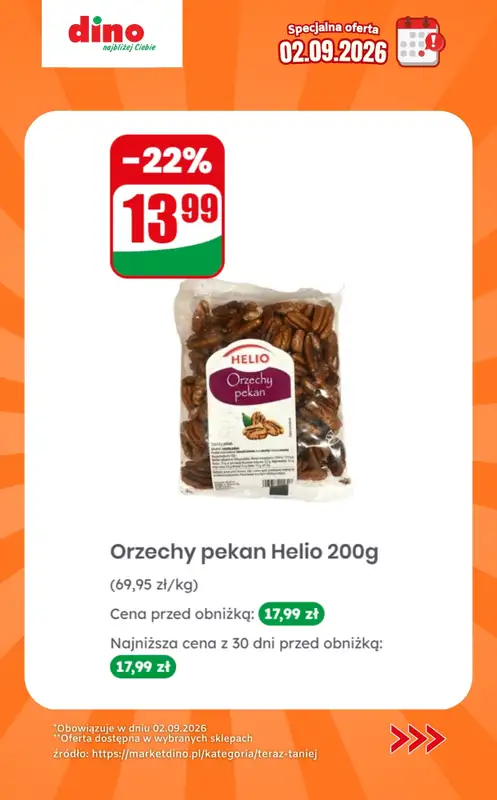 Dino - gazetka promocyjna Specjalna oferta na 02.09.2026 - promocje spoza gazetki od środy 02.09 do środy 02.09 - strona 9