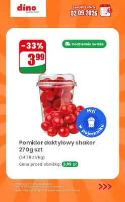 Dino - gazetka promocyjna Specjalna oferta na 02.09.2026 - promocje spoza gazetki od środy 02.09 do środy 02.09 - strona 3