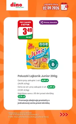 Dino - gazetka promocyjna Specjalna oferta na 02.09.2026 - promocje spoza gazetki od środy 02.09 do środy 02.09 - strona 5