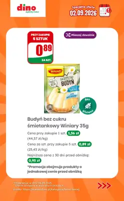 Dino - gazetka promocyjna Specjalna oferta na 02.09.2026 - promocje spoza gazetki od środy 02.09 do środy 02.09 - strona 4
