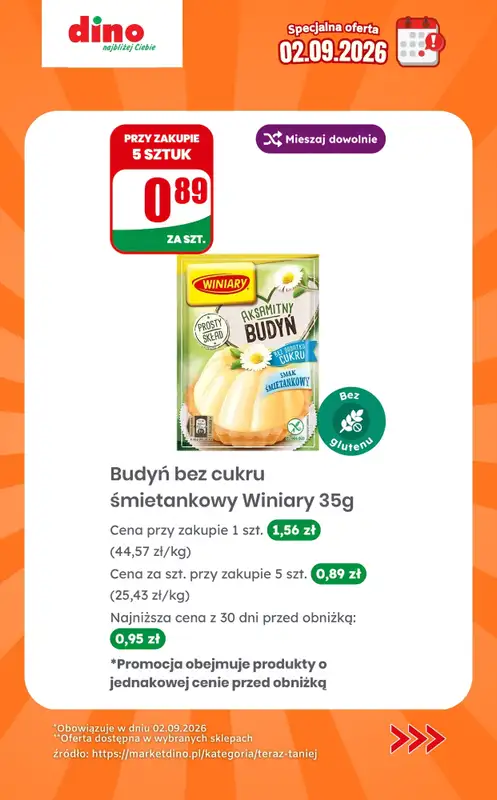 Dino - gazetka promocyjna Specjalna oferta na 02.09.2026 - promocje spoza gazetki od środy 02.09 do środy 02.09 - strona 4
