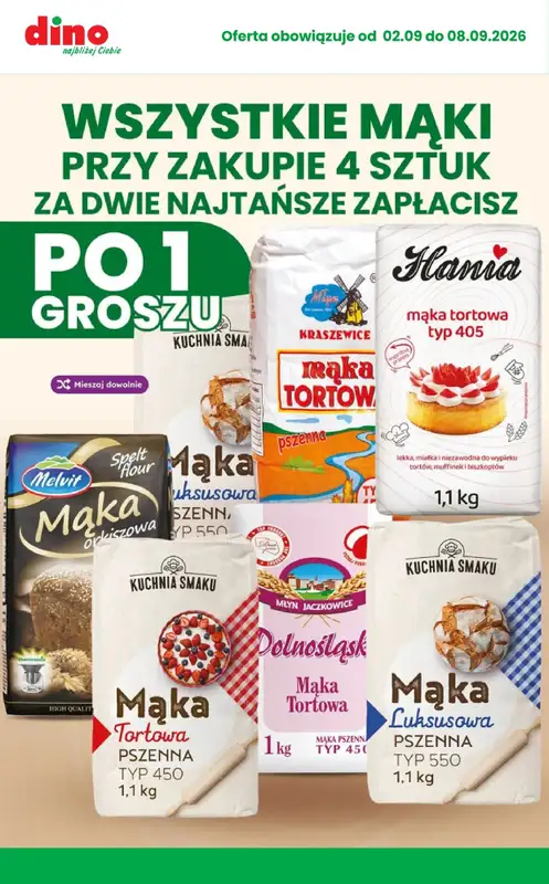 Dino - gazetka promocyjna MEGA promocje! od środy 02.09 do wtorku 08.09 - strona 3