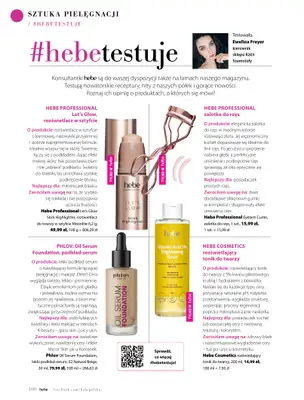 Hebe - gazetka promocyjna Magazyn od środy 02.09 do soboty 31.10 - strona 100