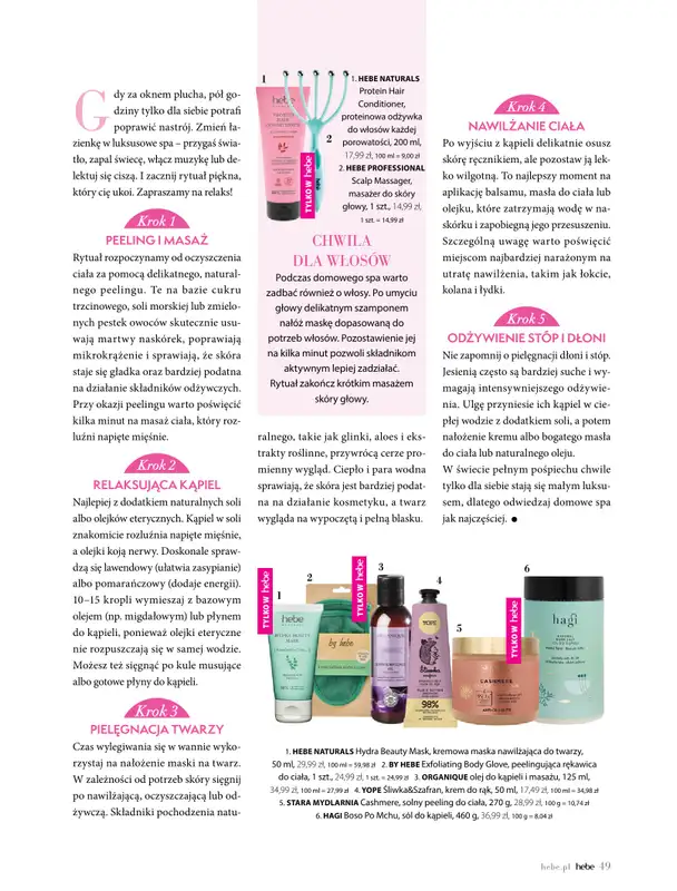 Hebe - gazetka promocyjna Magazyn od środy 02.09 do soboty 31.10 - strona 49
