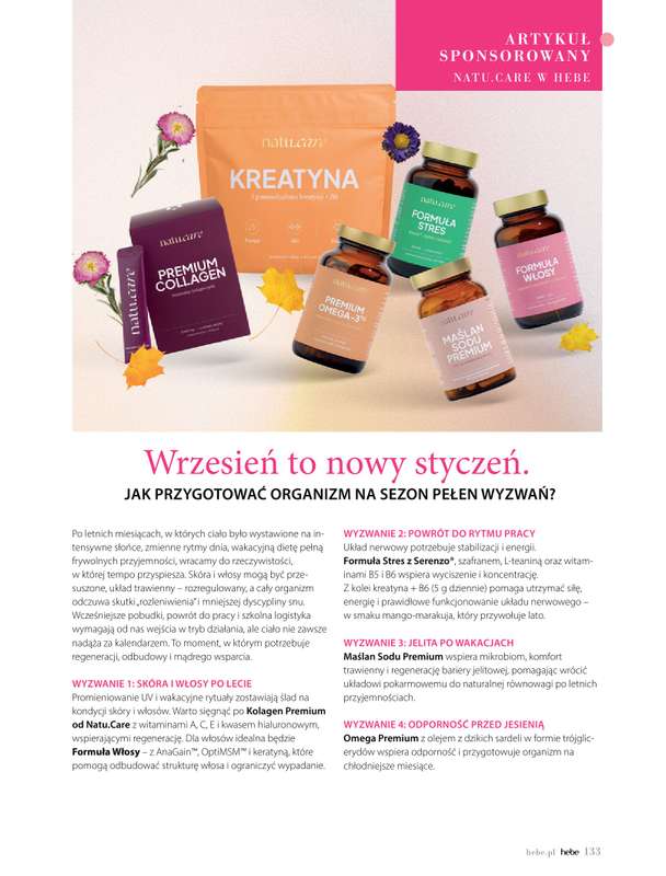 Hebe - gazetka promocyjna Magazyn od środy 02.09 do soboty 31.10 - strona 133