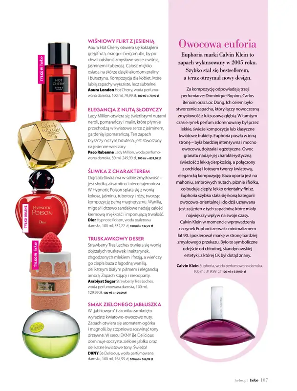 Hebe - gazetka promocyjna Magazyn od środy 02.09 do soboty 31.10 - strona 107