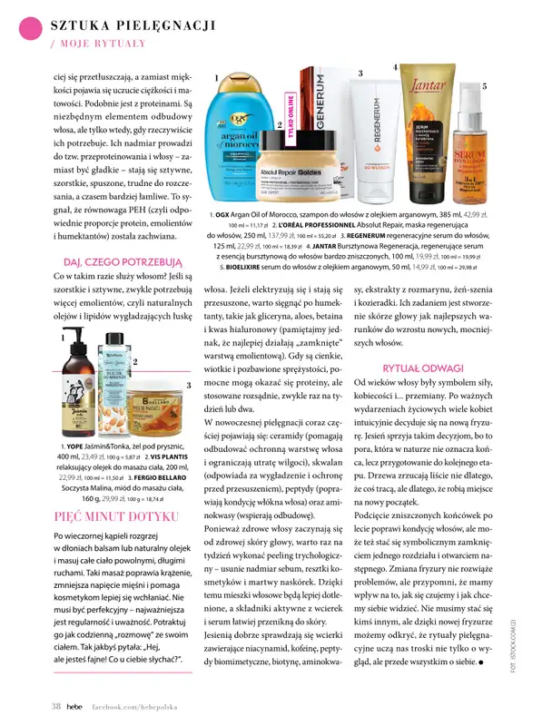Hebe - gazetka promocyjna Magazyn od środy 02.09 do soboty 31.10 - strona 38
