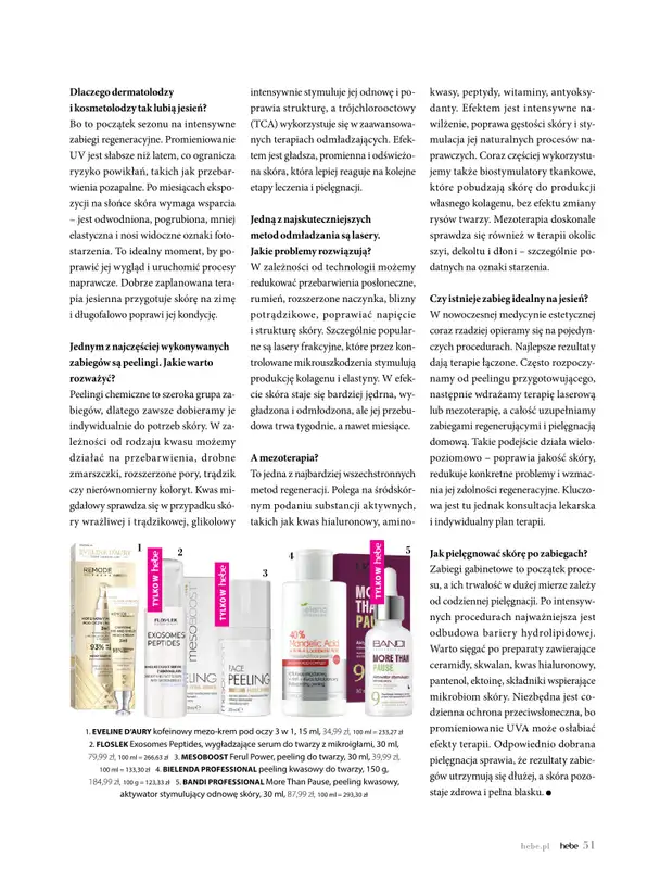Hebe - gazetka promocyjna Magazyn od środy 02.09 do soboty 31.10 - strona 51