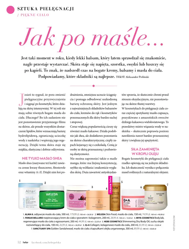 Hebe - gazetka promocyjna Magazyn od środy 02.09 do soboty 31.10 - strona 52