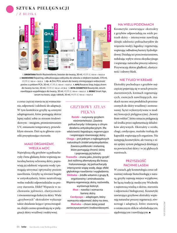 Hebe - gazetka promocyjna Magazyn od środy 02.09 do soboty 31.10 - strona 46