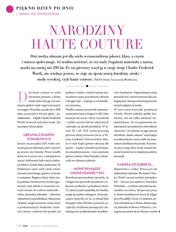 Hebe - gazetka promocyjna Magazyn od środy 02.09 do soboty 31.10 - strona 110