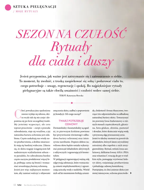 Hebe - gazetka promocyjna Magazyn od środy 02.09 do soboty 31.10 - strona 32
