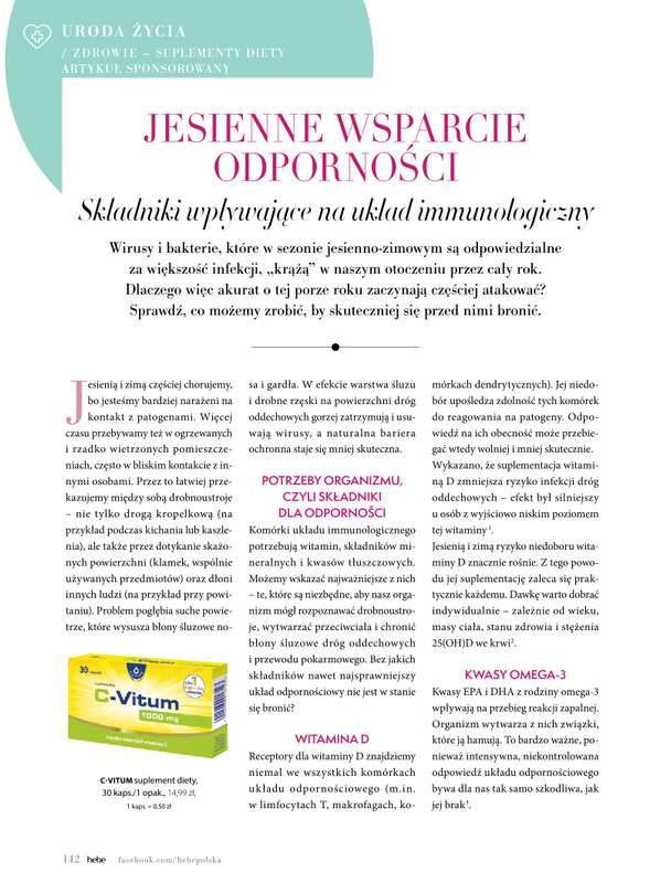 Hebe - gazetka promocyjna Magazyn od środy 02.09 do soboty 31.10 - strona 142