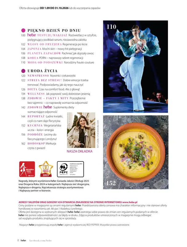 Hebe - gazetka promocyjna Magazyn od środy 02.09 do soboty 31.10 - strona 8