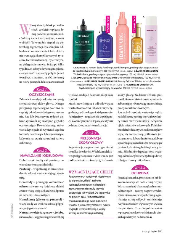 Hebe - gazetka promocyjna Magazyn od środy 02.09 do soboty 31.10 - strona 103