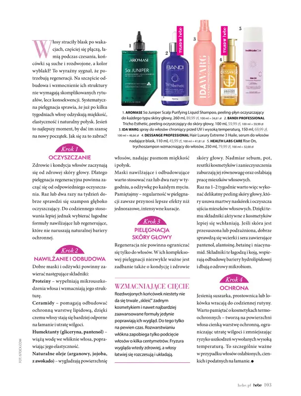 Hebe - gazetka promocyjna Magazyn od środy 02.09 do soboty 31.10 - strona 103