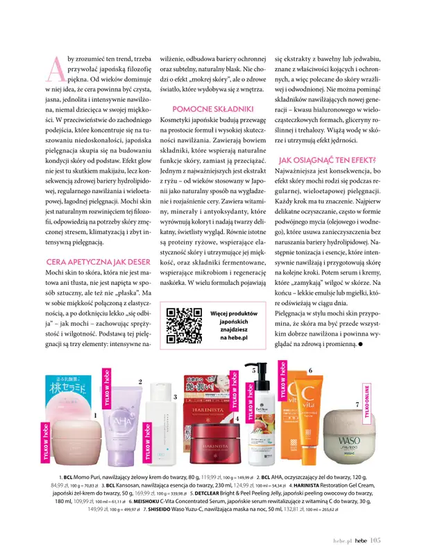 Hebe - gazetka promocyjna Magazyn od środy 02.09 do soboty 31.10 - strona 105