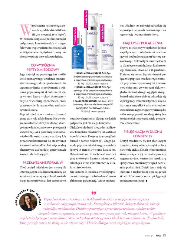 Hebe - gazetka promocyjna Magazyn od środy 02.09 do soboty 31.10 - strona 19