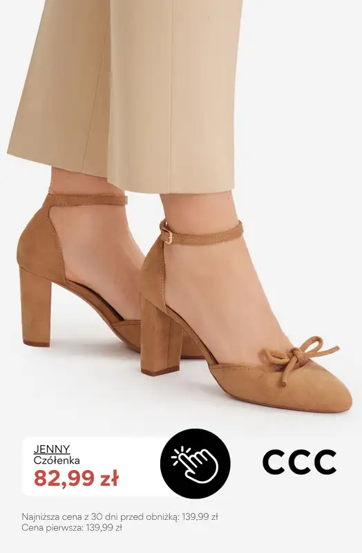 CCC - gazetka promocyjna SALE - buty na obcasie damskie do 100 zł od czwartku 03.09  - strona 8
