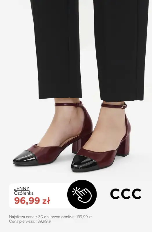 CCC - gazetka promocyjna SALE - buty na obcasie damskie do 100 zł od czwartku 03.09  - strona 9