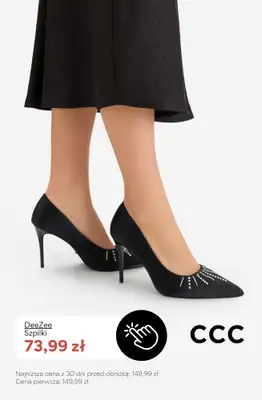CCC - gazetka promocyjna SALE - buty na obcasie damskie do 100 zł od czwartku 03.09  - strona 6