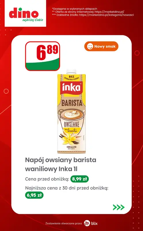 Dino - gazetka promocyjna Nowości w Dino! od środy 02.09  - strona 8