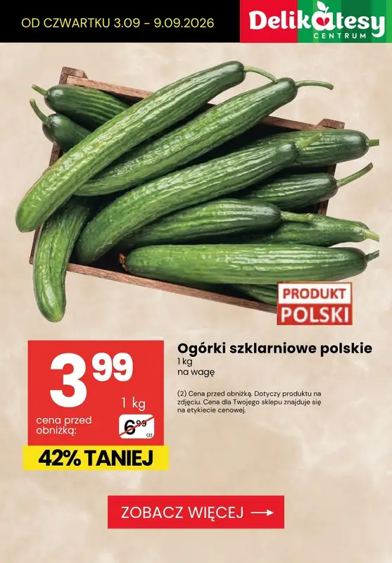 Delikatesy Centrum - gazetka promocyjna Najlepsze oferty do -52% od czwartku 03.09 do środy 09.09 - strona 4