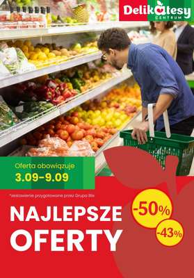 Delikatesy Centrum - gazetka promocyjna Najlepsze oferty do -52% od czwartku 03.09 do środy 09.09