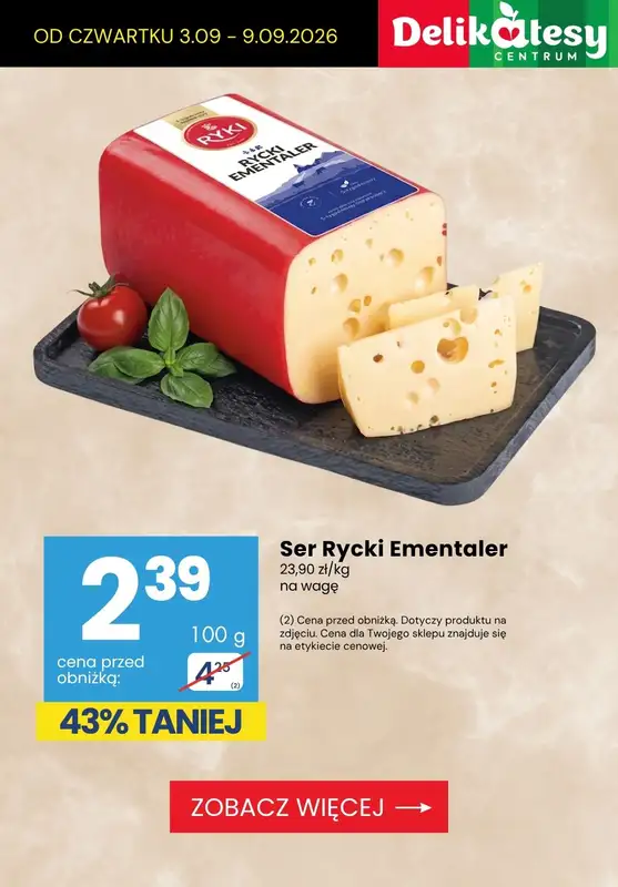 Delikatesy Centrum - gazetka promocyjna Najlepsze oferty do -52% od czwartku 03.09 do środy 09.09 - strona 3
