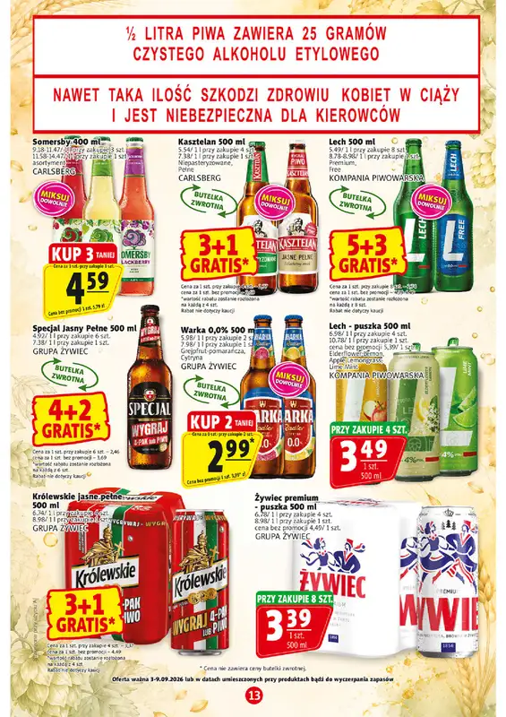 Prim Market - gazetka promocyjna Gazetka od czwartku 03.09 do środy 09.09 - strona 13