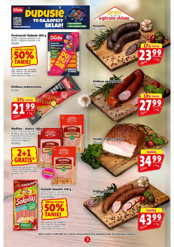 Prim Market - gazetka promocyjna Gazetka od czwartku 03.09 do środy 09.09 - strona 3