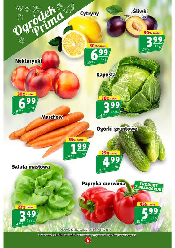 Prim Market - gazetka promocyjna Gazetka od czwartku 03.09 do środy 09.09 - strona 6