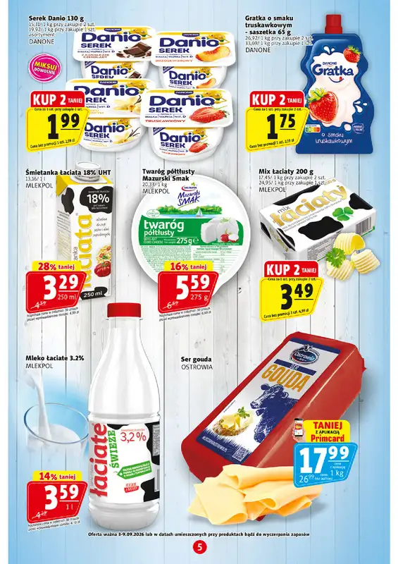 Prim Market - gazetka promocyjna Gazetka od czwartku 03.09 do środy 09.09 - strona 5