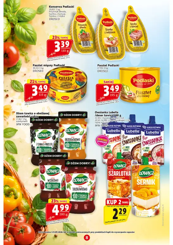 Prim Market - gazetka promocyjna Gazetka od czwartku 03.09 do środy 09.09 - strona 8