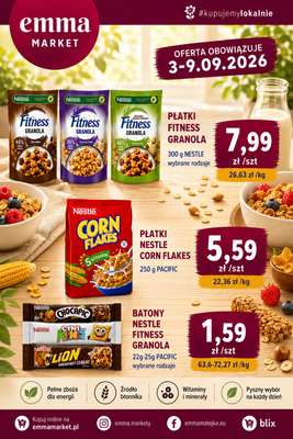 emma MARKET - gazetka promocyjna Oferta spożywcza od czwartku 03.09 do środy 09.09