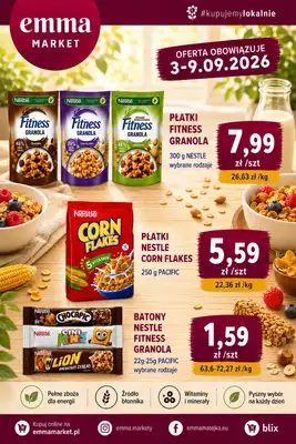emma MARKET - gazetka promocyjna Oferta spożywcza Emma Market od czwartku 03.09 do środy 09.09