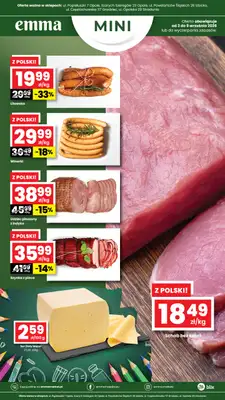 emma MARKET - gazetka promocyjna Oferta spożywcza Emma Mini od czwartku 03.09 do środy 09.09 - strona 2