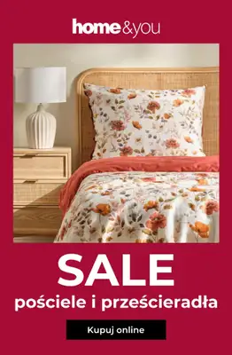 home&you - gazetka promocyjna SALE - pościele i prześcieradła od środy 02.09 do poniedziałku 14.09