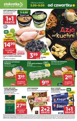 Stokrotka - gazetka promocyjna Gazetka Supermarket od czwartku 03.09 do środy 09.09