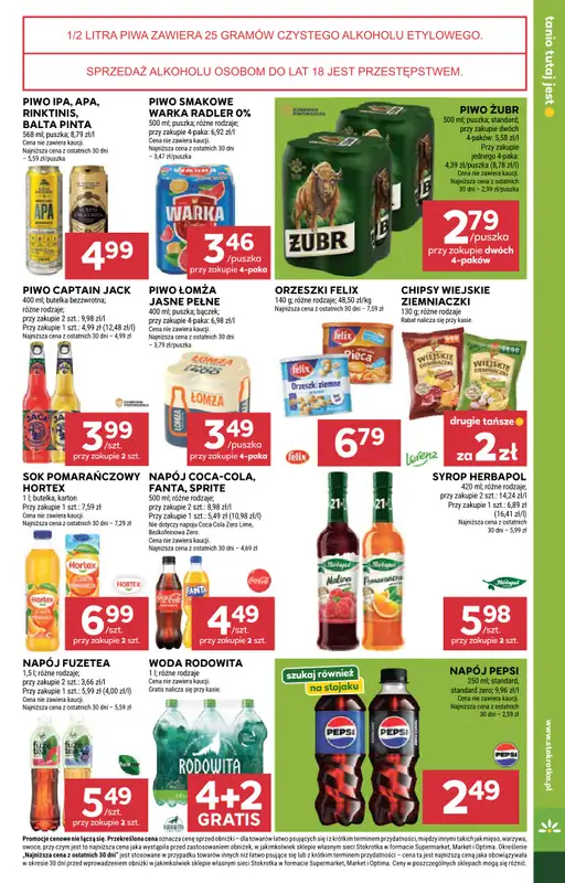 Stokrotka - gazetka promocyjna Gazetka Supermarket od czwartku 03.09 do środy 09.09 - strona 47