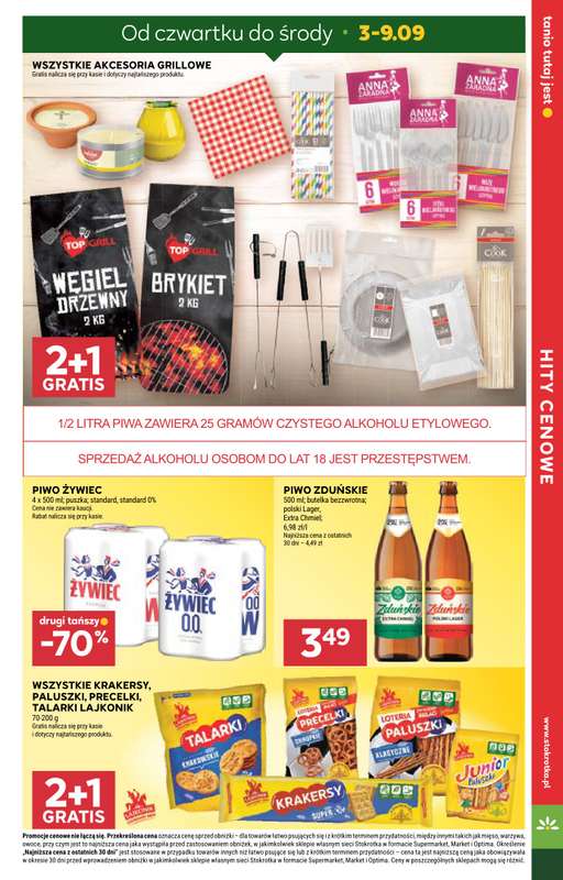 Stokrotka - gazetka promocyjna Gazetka Supermarket od czwartku 03.09 do środy 09.09 - strona 7