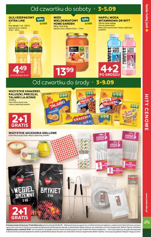 Stokrotka - gazetka promocyjna Gazetka Market od czwartku 03.09 do środy 09.09 - strona 7