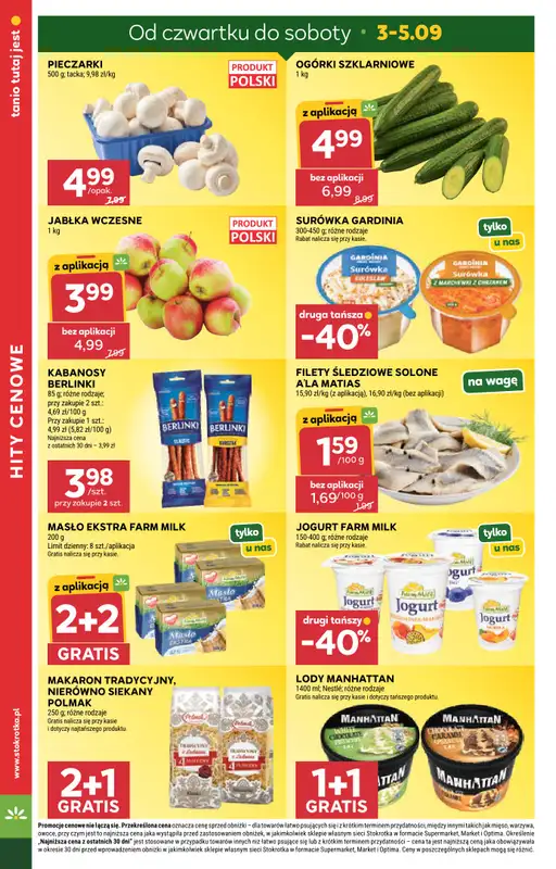 Stokrotka - gazetka promocyjna Gazetka Market od czwartku 03.09 do środy 09.09 - strona 6